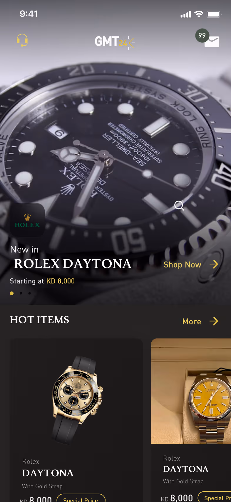 GMT24 — Designing a Mobile App for a Luxury Watch Resale Platform