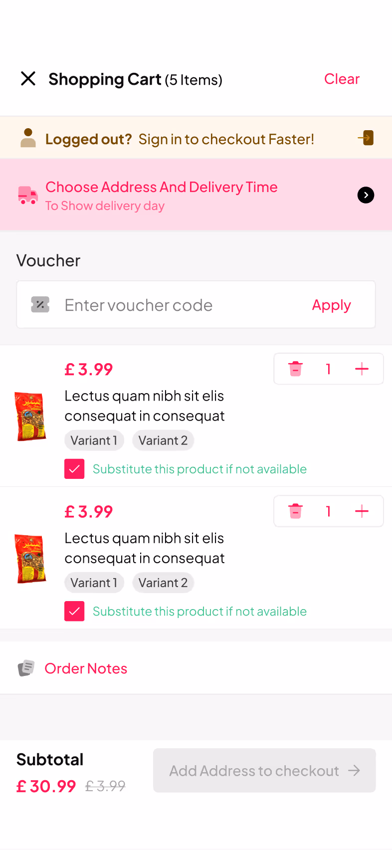 MyJam — Checkout Process