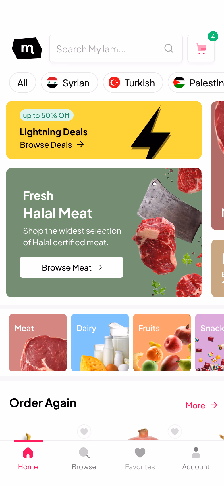 MyJam — Homescreen