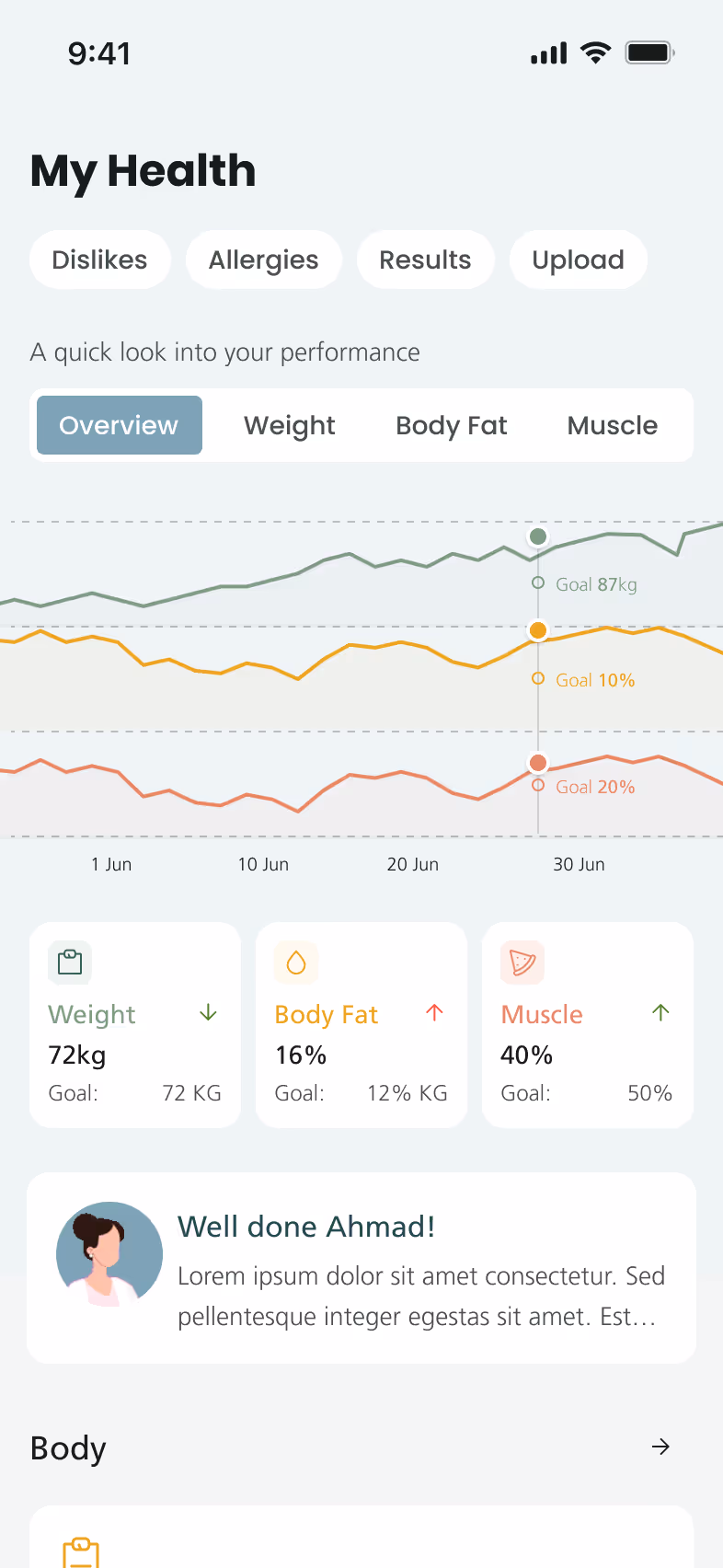 Numou — Integrated Health Tracking 