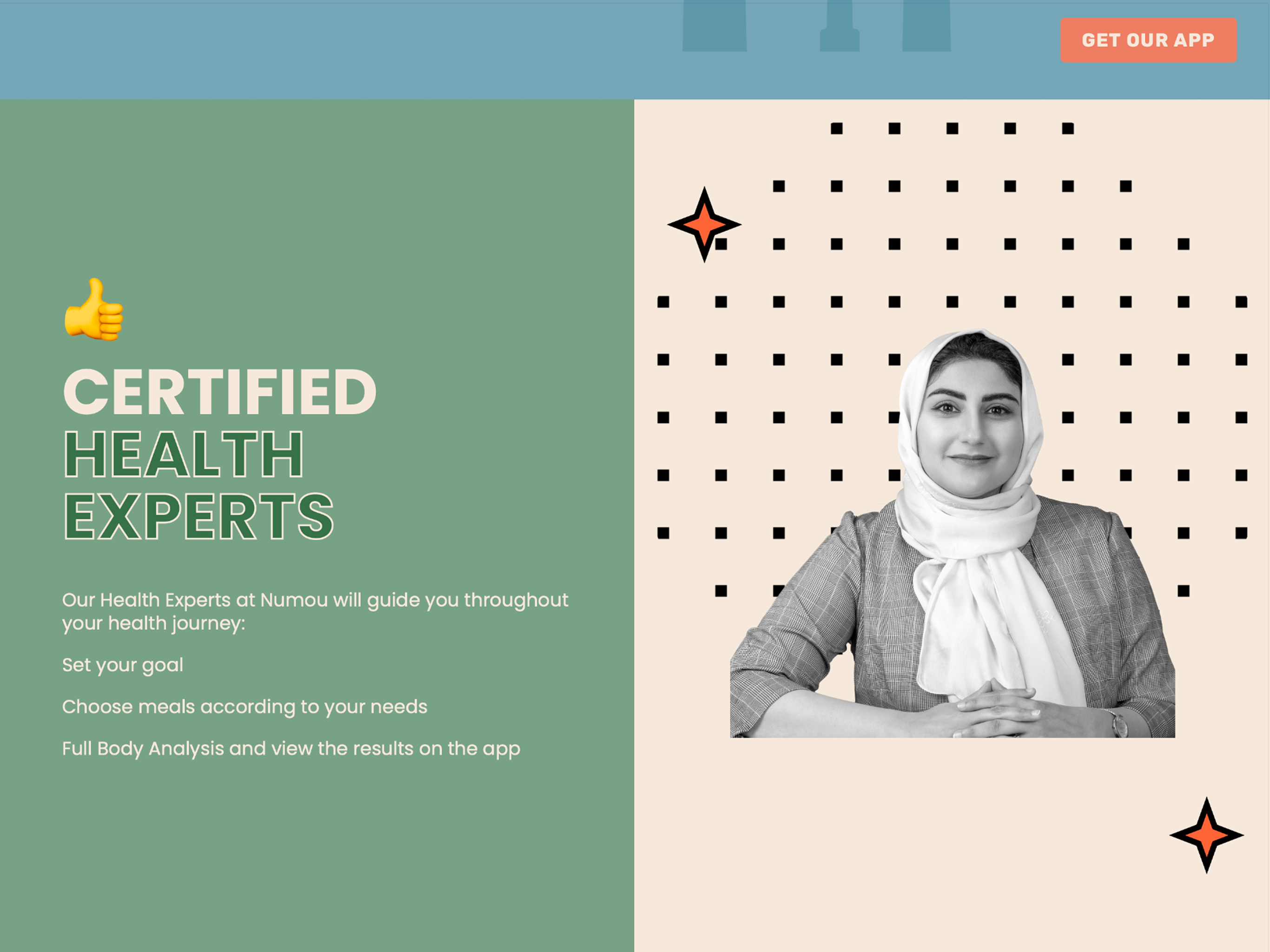 Numou — Designing a Landing Page to Drive Mobile App Downloads