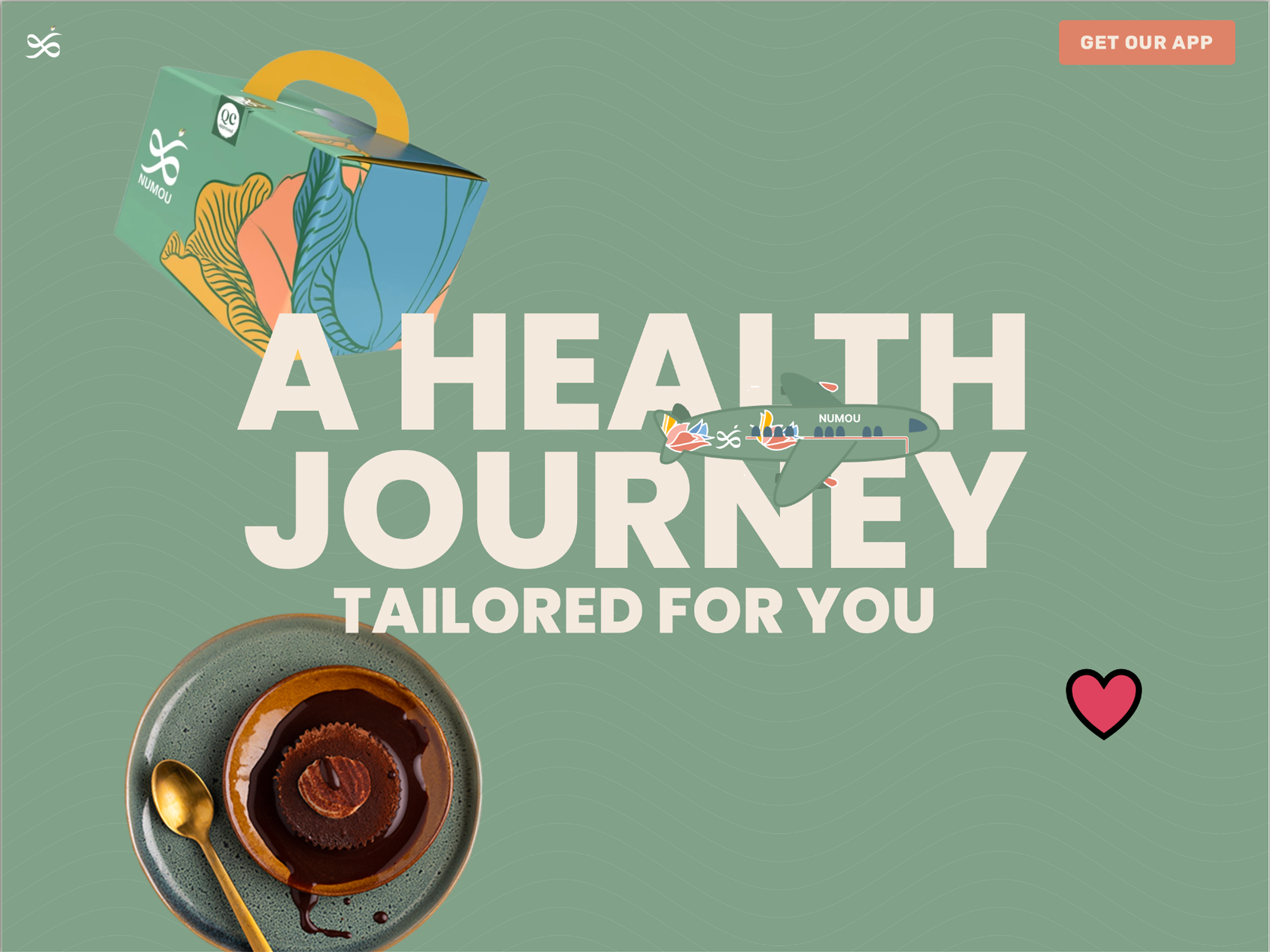 Numou — Designing a Landing Page to Drive Mobile App Downloads