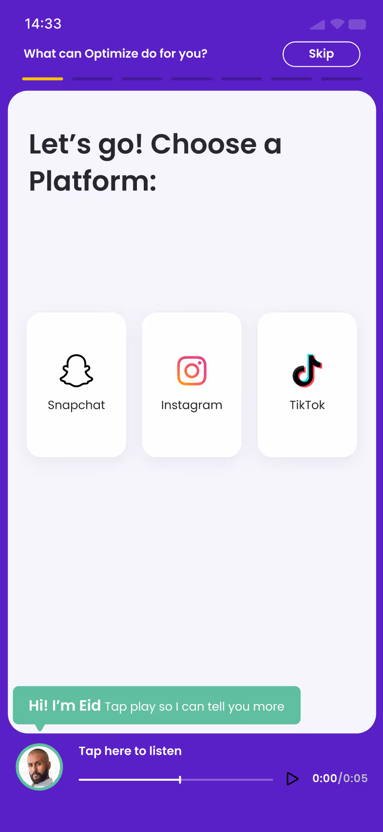 OptimizeApp — Demo