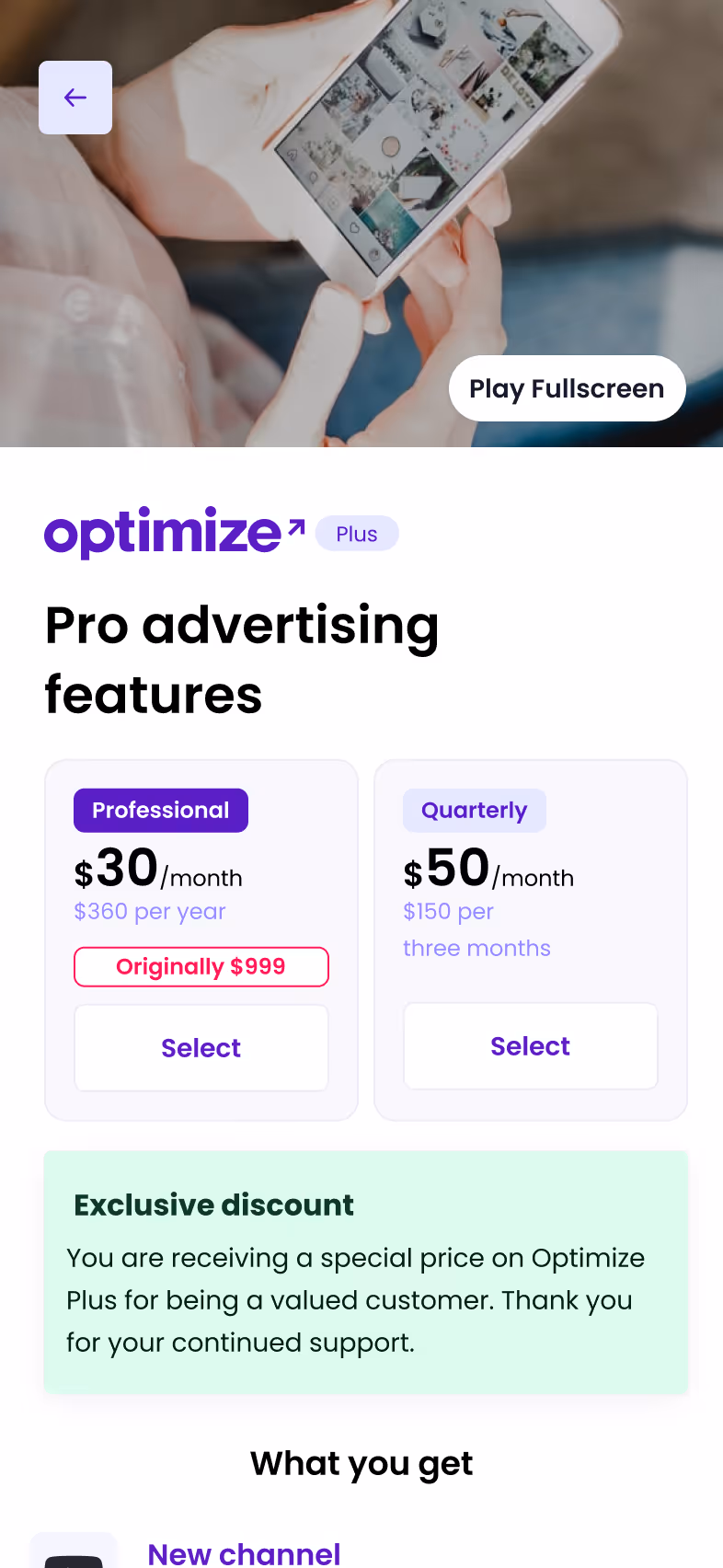 OptimizeApp — Promotional Highlights