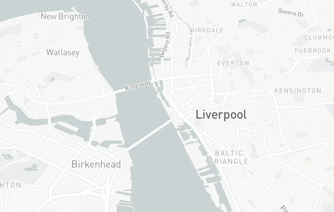 Map around Panther House